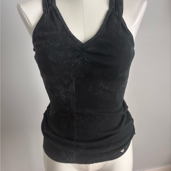 Guess Black Ribbed Women's Top - Picture 1 of 4